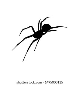 Spiders Vector Design Logo. Spiders Illustration With Various Shapes and Different movements