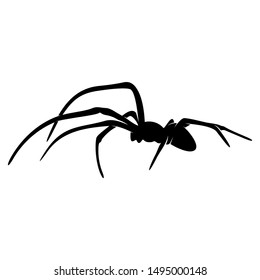 Spiders Vector Design Logo. Spiders Illustration With Various Shapes and Different movements