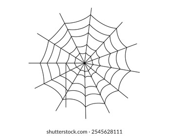 Spiderwe-Symbol, Web-Symbol. Halloween-Bauelement