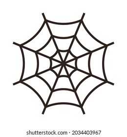 Spiderweb. Cobweb icon isolated on white background