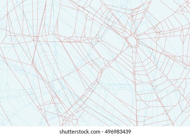 spiderweb editable vector blue and red