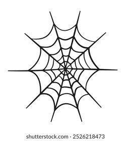 Spiderweb. Halloween decoration. Vector illustration