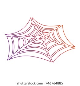 spiderweb halloween decorative icon