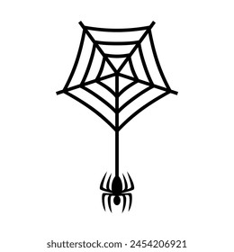 Spiderweb icon. Cobweb icon. Spider's web icon.