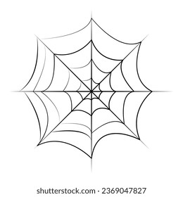 Spiderweb icon. Cobweb icon. Vector illustration isolated on white background