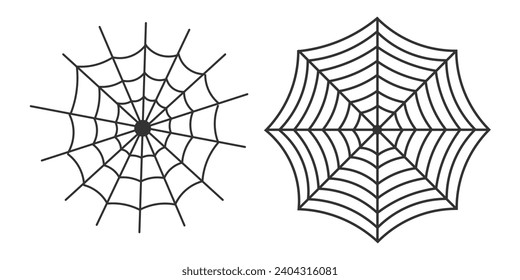 Spiderweb icon. line vector ilustration.