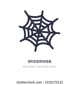 spiderweb icon on white background. Simple element illustration from General concept. spiderweb icon symbol design.