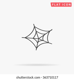 Spiderweb Icon Vector. 