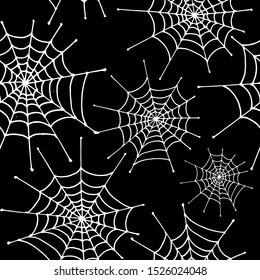 Spider Web Set Isolated On Dark Stock Vector (Royalty Free) 1935351568 ...