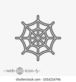 spiderweb vector icon