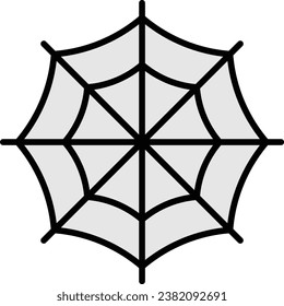 Spiderweb vector icon. Can be used for printing, mobile and web applications.