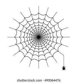 Spiderweb vector isolated