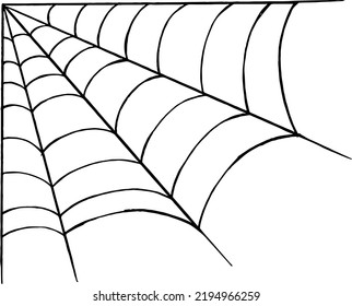 Spiderwebs isolate on png or transparent  background, happy halloween banner, template for poster, brochure, advertising, promotion,sale marketing vector illustration