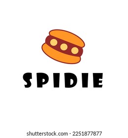 Spidie vector food logo template. svg