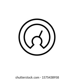 spidometer icon outline style template. Trendy style, vector eps 10  