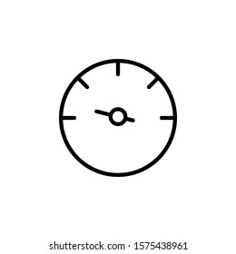 spidometer icon outline style template. Trendy style, vector eps 10  