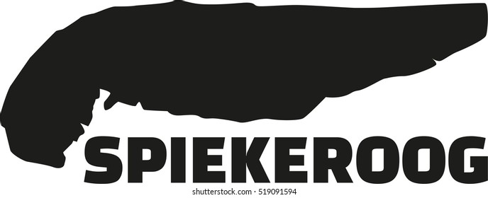 Spiekeroog map with name