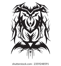 Spike Tribal  Shape 06 , good for graphic design resources, printing on merch, posters, pamflets, tattoo art and more.