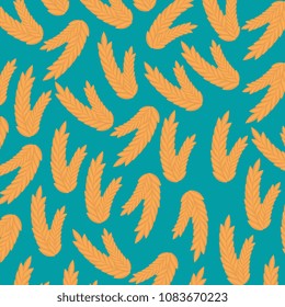 spikes of corn pattern