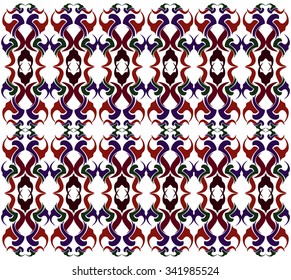 spiky colorful lipa sabbe pattern