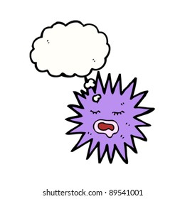 spiky creature cartoon
