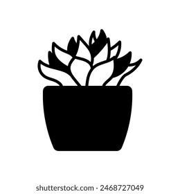 Spiky Planta Icono Aislado, Ilustración vectorial