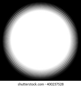Spiky, pointed shape with blank space. abstract minimal monochrome graphics