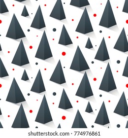 Spiky seamless pattern