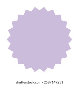 Spiky Speech Bubble Label Vector Tags