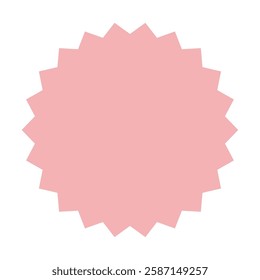 Spiky Speech Bubble Label Vector Tags