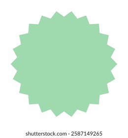 Spiky Speech Bubble Label Vector Tags