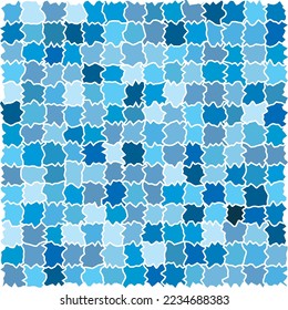 Spiky square Vector pattern blue background base for Tee shirt designs, banners, wallpapers, business cards, brochure, banner, calendar, graphic art