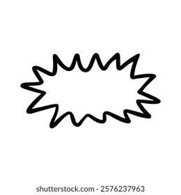  spiky starburst. abstract starburst shape