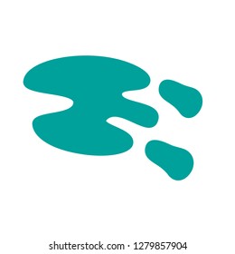 Spill oil icon vector logo template