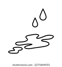 spill oil icon vector trendy style illustration on white background