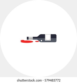 Spill Red Wine Icon