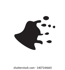 spill water icon vector template 