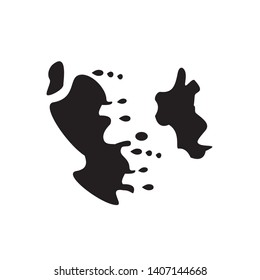 spill water icon vector template 