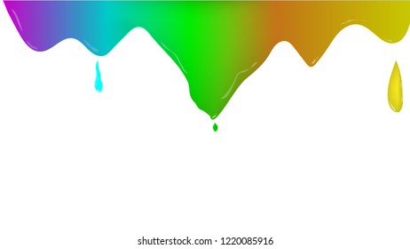 Spilled Paint Effect Background Vector