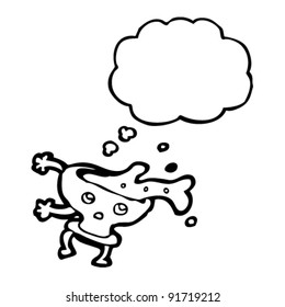 spilled soup cartoon