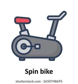 Icono del Vector de la bici de la vuelta que puede modificar o editar fácilmente

