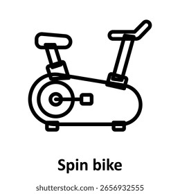 Icono del Vector de la bici de la vuelta que puede modificar o editar fácilmente
