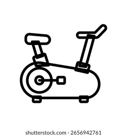Icono del Vector de la bici de la vuelta que puede modificar o editar fácilmente
