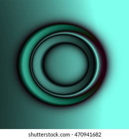 Spin blur circle light blue abstract