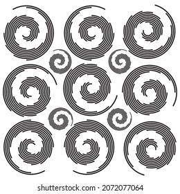 Spin Circles Illusion. Optical Illusion. Optical illusion Spin Cycle. Optical illusion background pattern. 