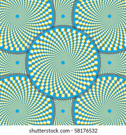 Spin Circles (motion illusion)