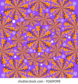 Spin Flakes Fantasy  (motion illusion)