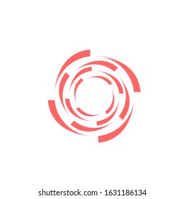spin logo design vector template
