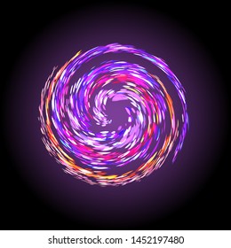 spin particles eps vector illustration