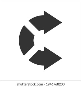 Icono de giro a la derecha, Gráficos vectoriales